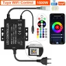 220V LED Strip Controller RGB 4 Pin Neon Strip Remote Bluetooth Tuya WiFi APP per 5050 RGB Strip