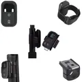 Bastoncini selfie monopiede Clip per telecomando WiFi/Cinturino da polso/Supporto per montaggio/Custodia protettiva in silicone/Custodia per Gopro Hero 3 4 5 6 78