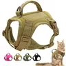 Imbracatura per gatti tattica militare imbracatura in Nylon per cuccioli di gatti imbracature con