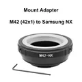 M42-NX per obiettivo M42 (42x1)-anello adattatore per montaggio Samsung NX M42-Samsung per Samsung