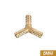 Durable Flexible Connector 3 WAY Joiner Joiner Tee Connector 6mm 8mm 10mm 12mm All Copper Material