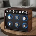 Luxury Wood Automatic Rotator Watch Winder Box Silent Winder Watch Boxes Mechanical Watches Display