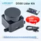 Kit lidar LDROBOT D500 Radar laser TOF Lidar Scanner 360 ° Supporto 30000Lux ROS1 ROS2 per interni