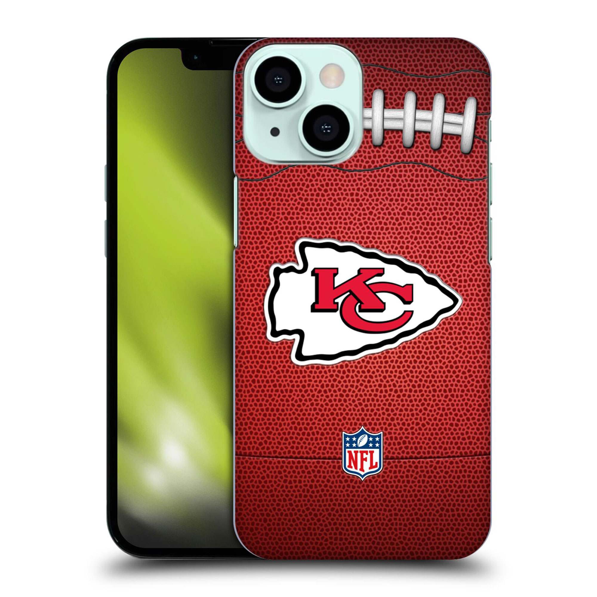 Kansas City Chiefs Hartschalen-Handyhülle mit Football-Grafik - iPhone Image
