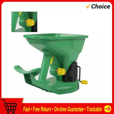 Gardening Seed Spreader Manual Seeder 1.5L Capacity with 5 Gears Adjustable for Sowing Fertilizing Melting Snow for Garden Lawn