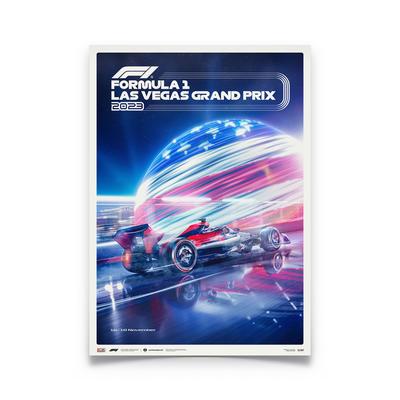 Formel 1 Grand Prix von Las Vegas – Stadt der Lichter – 2023 großes Poster Image