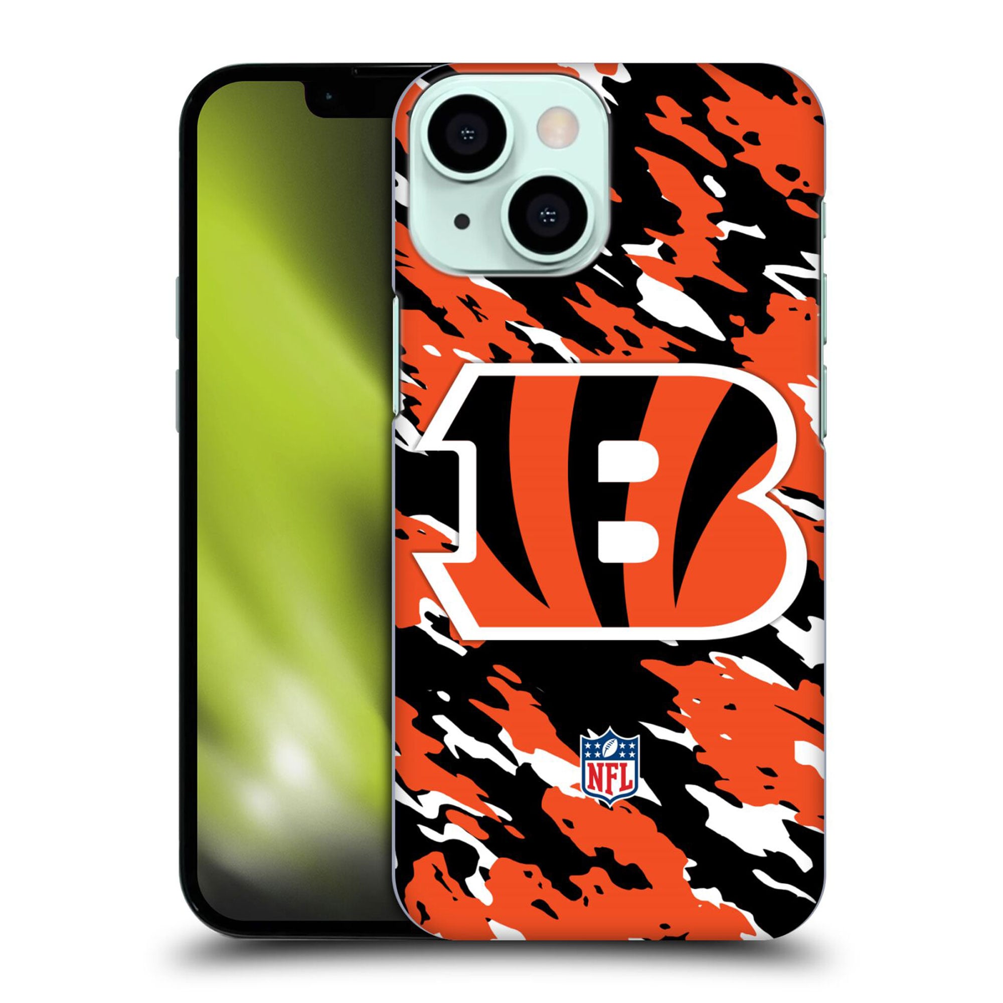 Coque Cincinnati Bengals rigide avec logo camouflage - iPhone