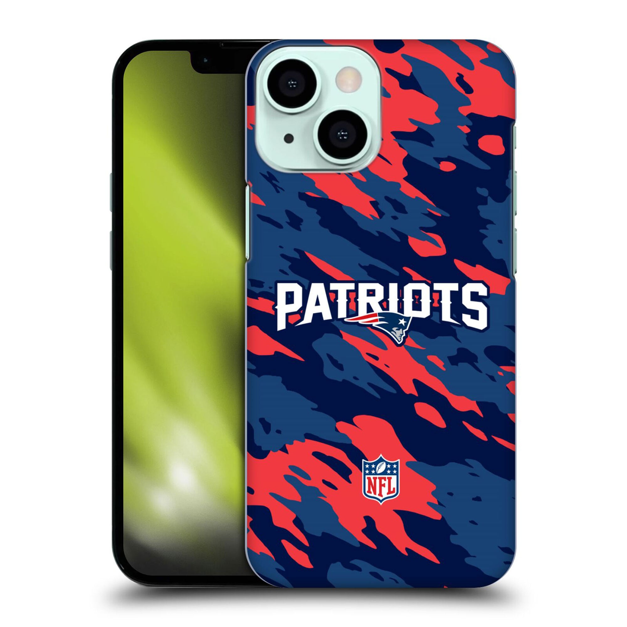 Coque New England Patriots rigide avec logo camouflage - iPhone