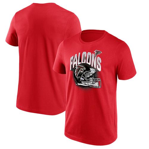 Atlanta Falcons End Around Helm-Grafik-T-Shirt – Herren