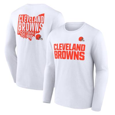 Cleveland Browns Hometown Hot Shot Grafik-Langarm-T-Shirt – Herren Image