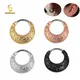 Vintage Septum Clicker 16G Tianium Clip In The Nose Pink Gold Black Silver Plated Nose Hoop Ear