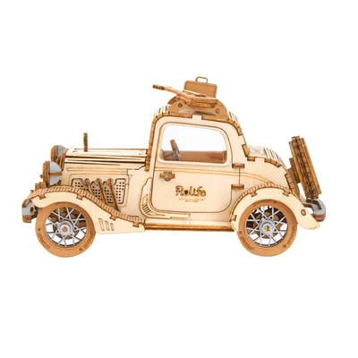 Robotime Rolife modello di auto d'epoca 3D Puzzle in legno giocattoli per bambini bambini adulti
