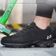 Work Safety Shoes Summer Breathable Men Air Cushion Work Protective Shoes Sneakers Anti-Puncture