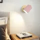 Nordic Wall Light Bedside Wall Lamp With Switch EU/UL Plug Macaron Gu10 Luster Sconce Study Bedroom