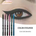 6 Color Long-lasting Eyeliner Pencil Waterproof Pigment Green Brown Eyeliner Pen Women Color Eye