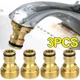 3/1Pcs Universal Garden Hose Tap Connector Brass Faucet Connectors Pipe Joints Threaded Faucet