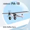 FMS RC Airplane 1300mm PA-18 J3 Cub Piper with Flaps Reflex Gyro 3S Blue PNP RC Plane Hobby Model