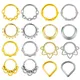 316L Surgical Steel Septum Clicker Ear Cartilage Helix Tragus Faux Daith Earring Hoop Body