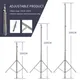 Stainless Steel Big Tripod 2.8M Foldable Light Stand Tripod Magic Leg Photography C-Stand For Spot