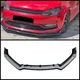 For Volkswagen Polo 6R 6C Front Bumper Lip Body Kit Spoiler Splitter Diffuser 3pcs Quality ABS
