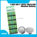 10pcs/pack 1.55V AG11 SR721SW Button Battery SR721 162 LR721 362 Cell Coin Alkaline Batteries For