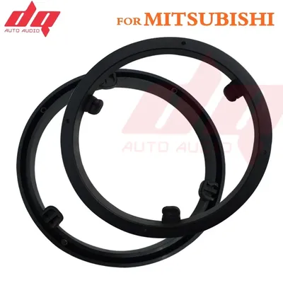 2PCs Car Speaker Spacer with Refitting Mat Plates Bracket Holder Installation Car Audio Modified 6.5inch Horn for Mitsubishi