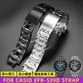 316 Solid Stainless Steel Watch Strap for Casio EDIFICE EFR-539 5345 Wrist Band Men Matte Metal