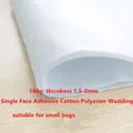 Light 180g Self-Adhesive Interfacing Fabric White Iron-On Polyester Cotton Non-Woven Fusible