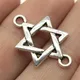 WYSIWYG 10pcs 25x16mm Star Of David Charms Connector Star Of David Connector For Jewelry Making Star