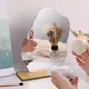 Simple Irregular Mirror Home Desktop Makeup Mirror Acrylic Decoration Standing Mirror