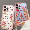 S-Strawberries -S-Shortcakes Phone Case For iPhone 11 12 Mini 13 14 Pro Max Transparent Shell