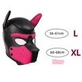 XL Code Brand New Increase Large Size Puppy Cosplay Padded Rubber Full Head Hood Mask with Ears for