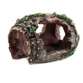 Reptiles Habitat Turtle Hiding Cave Fish Tank Aquarium Decoration Ornament Tortoise Terrace Lizard