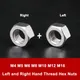 M4 M5 M6 M8 M10 M12 M16 Left and Right Hand Thread Hex Nuts kit 304 Stainless Steel Hex Hexagon Nut