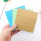 20pcs 10*10cm Square Creative White Black Color Envelope for Card Letter Paper Gift Mini Envelopes