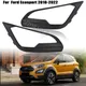 Front Fog Light Cover For Ford Ecosport 2018 2019 2020 2021 2022 ABS Decoration Sticker Trim