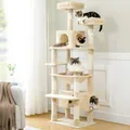 Free Shipping Multi-Level Cat Tree Luxury Cat Tower with Condo Hammock Cat Scrapers with Scratching