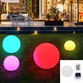 Outdoor LED Garden Ball Lights Remote Control Floor Street Lawn Lamp Swimming Pool Wedding Party