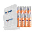 8PC PKCELL AAA Ni-Zn Rechargeable batteries NIZN 900mWh 1.6V AAA Battery With 2PC Battery Box for AA