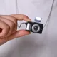 Creative Simulation Kawaii Mini Camera LED Glow Sound Camera Keychain Necklace Pendant Birthday Gift