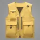 New Men's Outdoor Vests Summer Mesh Multi-pocket Quick Drying Tactical Tech Wear Cargo Hiking