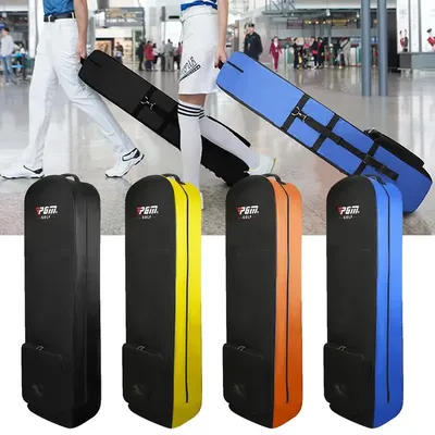 Travel Golf Bags With Wheels For Airlines Foldable Nylon Aviation Bag Durable Golf Club Bags Golf