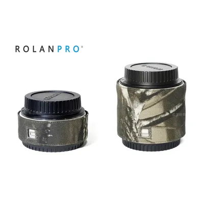 ROLANPRO Camera Lens Camouflage Rain Cover Barlow Cover for Canon DSLR Camera Barlow 1.4XIII , 2.0X Camera Barlow Sleeve
