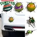 TMNT Motorcycle Car Sticker 3D Teenage Mutant Ninja Turtles Funny Protector Decor New Car Body