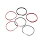 1/2pcs 17/18cm Wax Rope Stainless Steel Clasp Bracelets for DIY Thread Women Man Couple Cord Chain