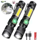 Ultra Bright LED Flashlight USB Rechargeable led torch T6 lanterna Bicycle Light Use18650