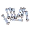 8pcs Professional Premium Inline Roller Skate Replacement Screws with Spacers Axle Bolt Nut Nail