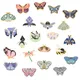 Beautiful Insect Series Hard Enamel Pin Cute Moth Butterfly Badges Metal Brooches Clothes Button