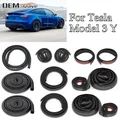 For Tesla Model 3 Y Car Door Seal Strip Kit Soundproof EPDM Rubber Weatherstrip Auto Trunk Hood