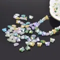 8x10mm Solid AB Colori Butterfly Shape Crystal Glass Beads Pink Purple Faceted Butterfly Loose